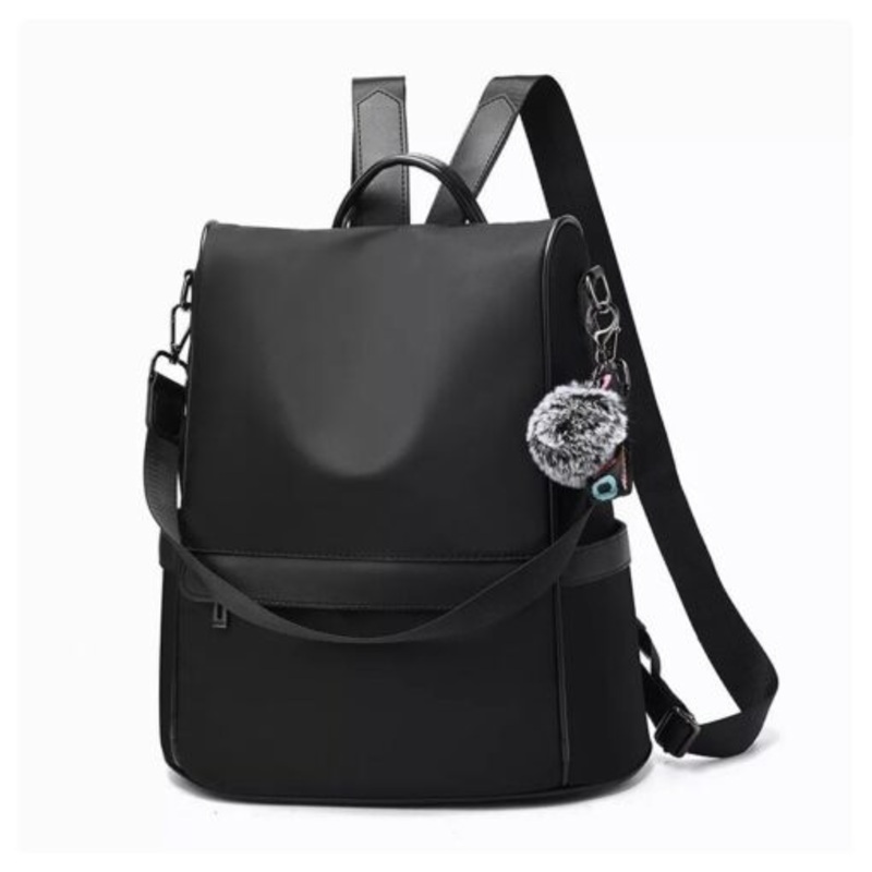 WomenS Backpack Anti-Theft Oxford Shoulder Bag Fashion Bags  Black