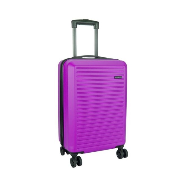 Voyager Mahe 4 Wheel Trolley Carry On  Purple