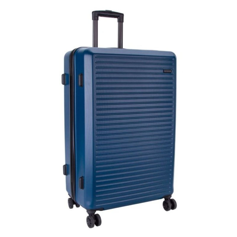 Voyager Mahe Large 4-Wheel Trolley Case  Large  Space Blue