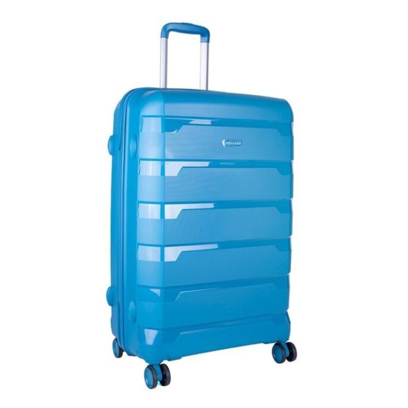 Voyager Pacific 4 Wheel Trolley Case  75cm  Blue
