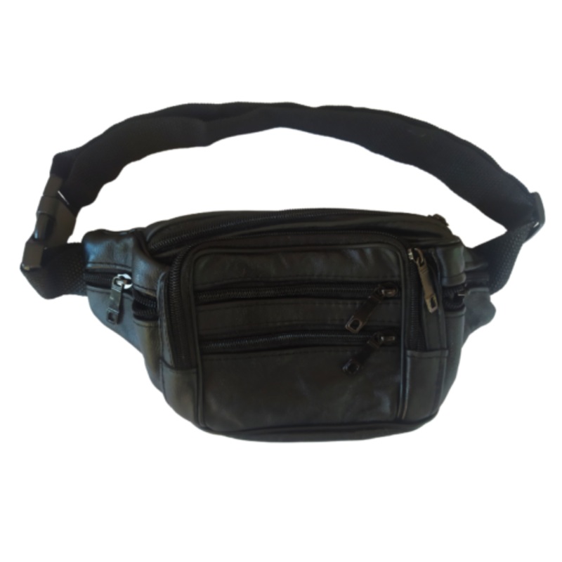 Waist Bag  Moon Bag  Chest Bag  Phone Bag  Black  7 Pockets