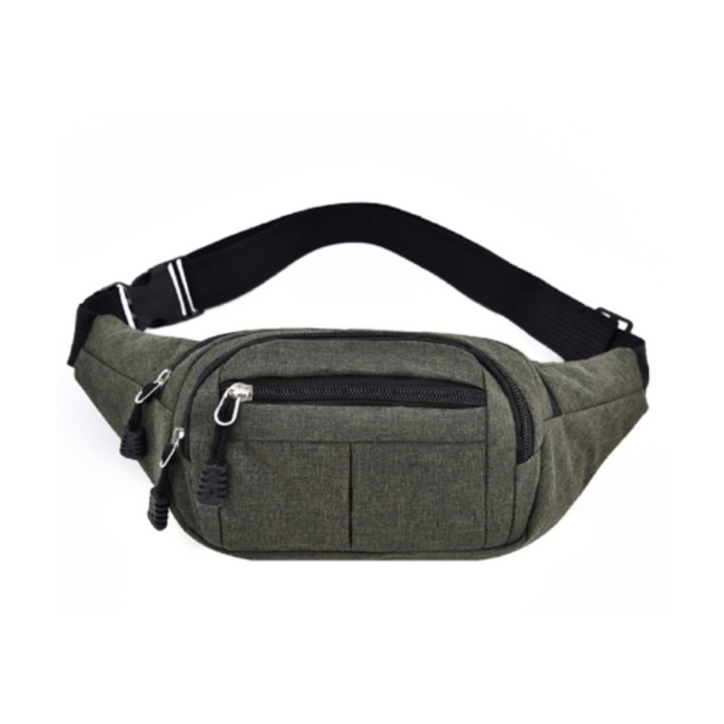 Waist Bag  Moon Bag -Chest Bag-Phone Bag-Jogging Large Capacity  Green