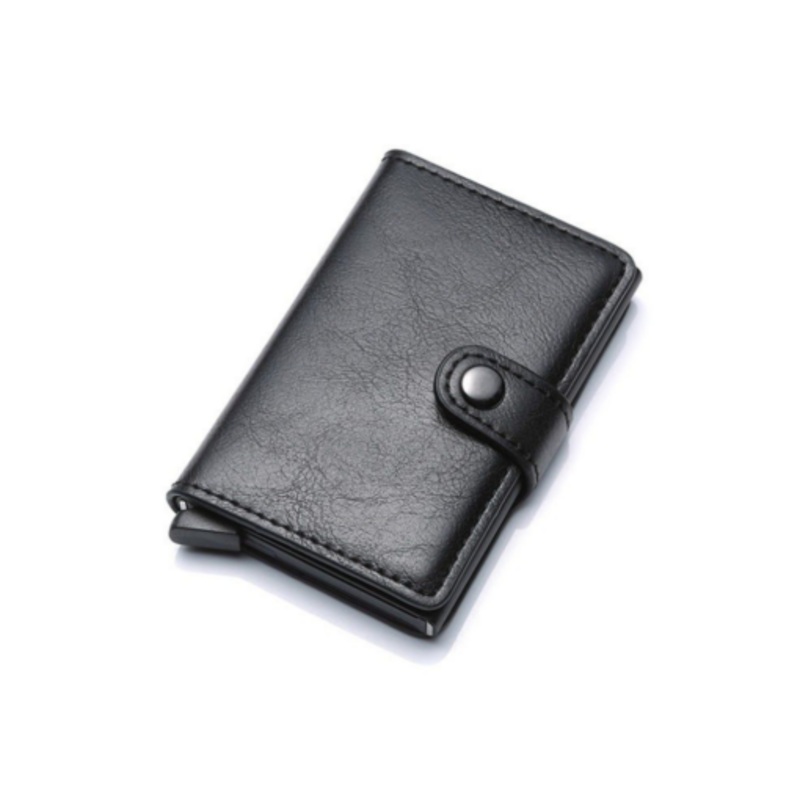 Wallet Junkie Pop Up Wallet With Clip  Black