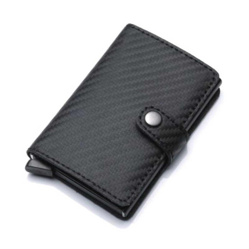 Wallet Junkie Pop Up Wallet With Clip  Carbon Fiber