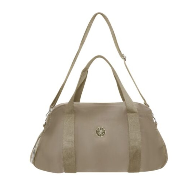 Water-Repellent Nylon Gym  Duffel Sports Bag  Sand
