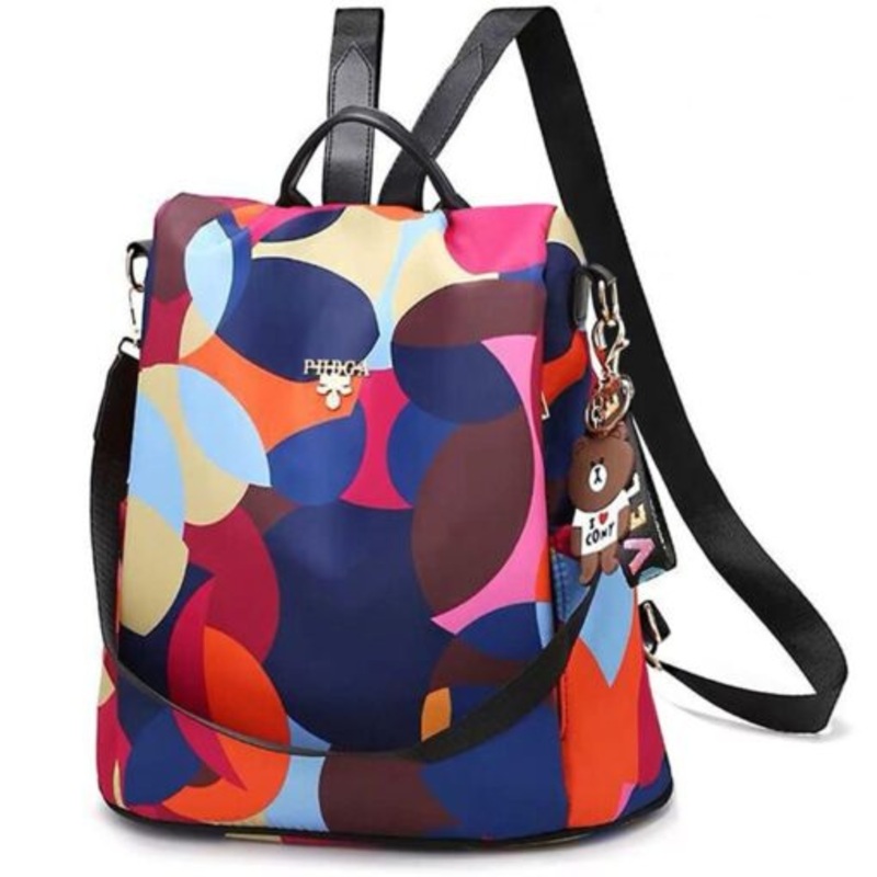 Waterproof Anti-Theft Backpacks For Women Large Capacity Travel Backpack  multicolour