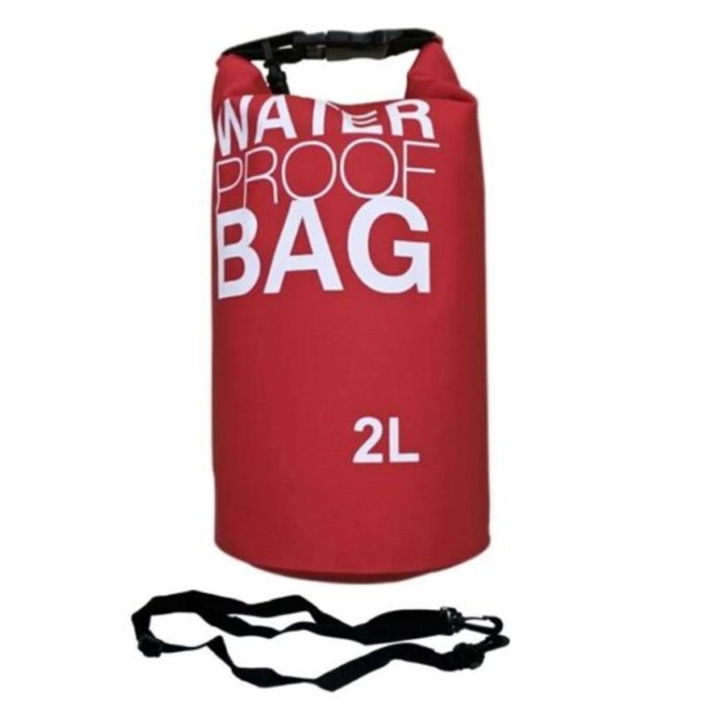 Waterproof Beach Bag 2L  Red