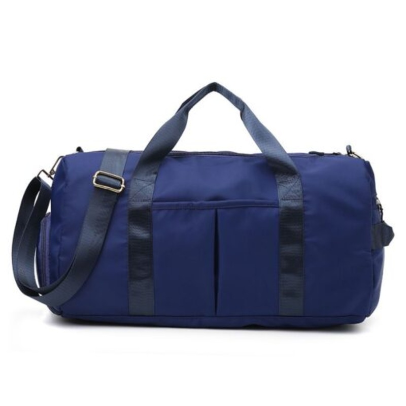 Waterproof Duffel Weekender Unisex Sports Travel Gym Bag  Blue