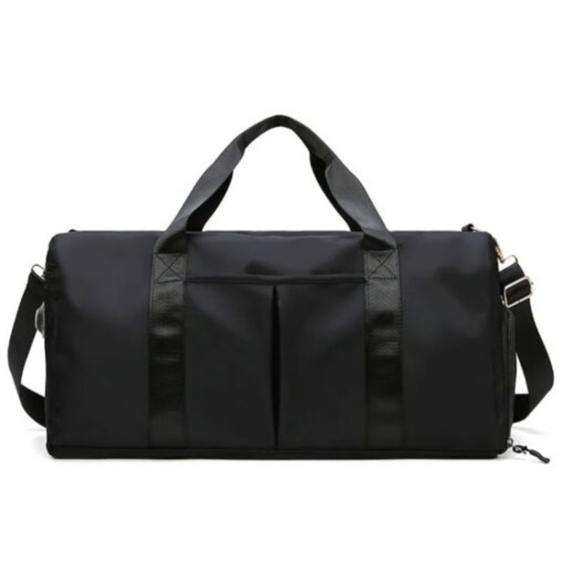 Waterproof Gym Bag Unisex Sports Travel Bag  Black