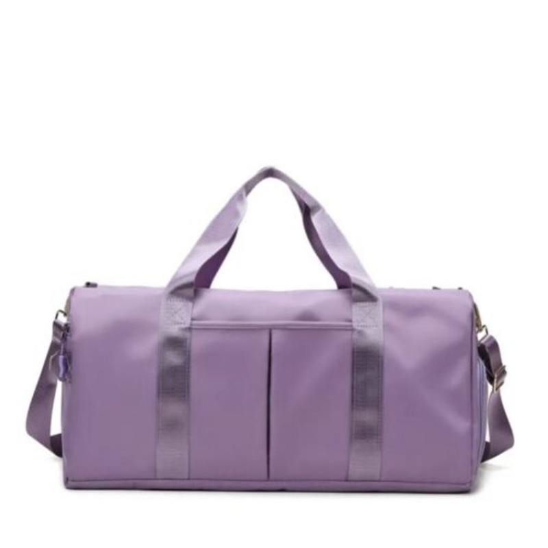 Waterproof Gym Bag Unisex Sports Travel Bag  Purple