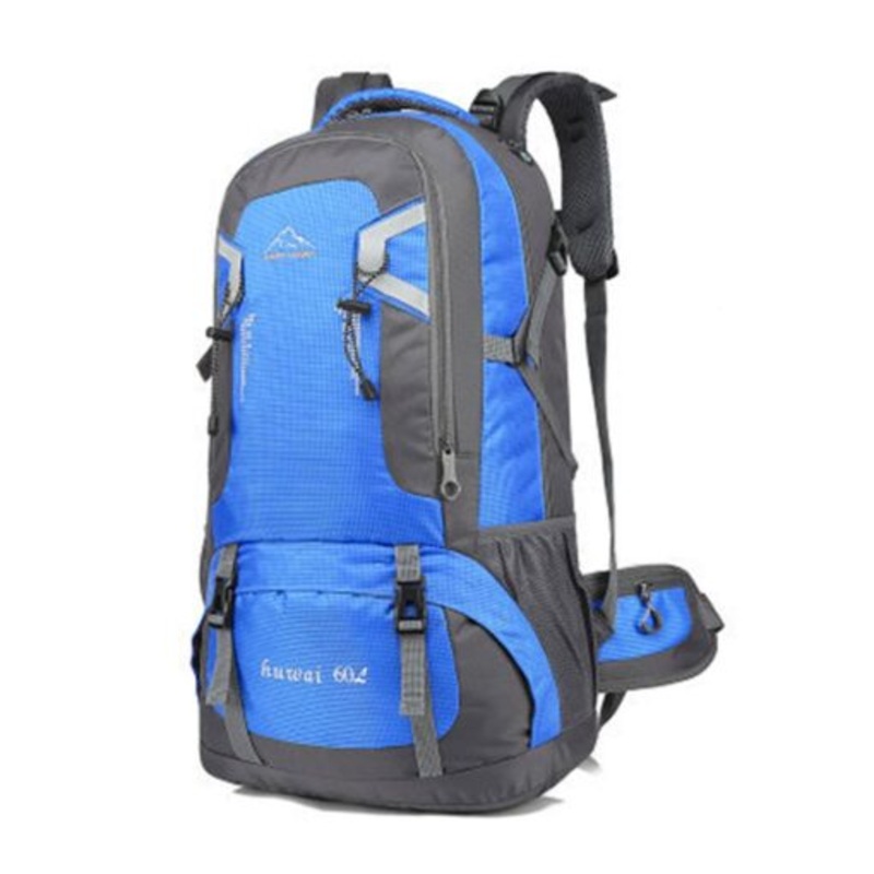Waterproof Lightweight Travel Hiking Backpack  Blue
