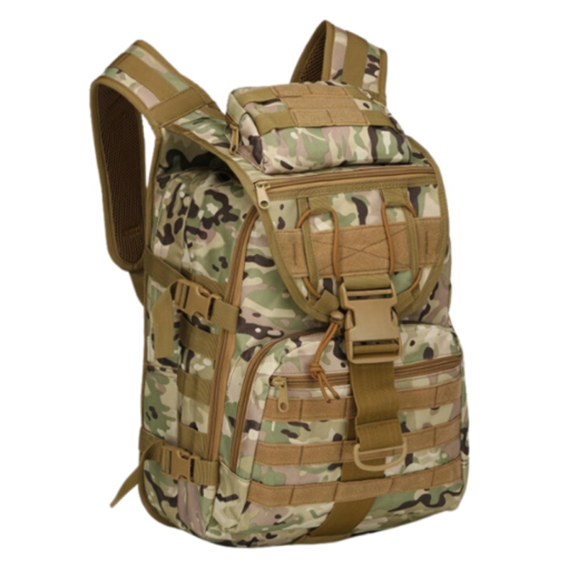 Waterproof Outdoor Tactical Military Molle Backpacks(Camo Edition)  Brown