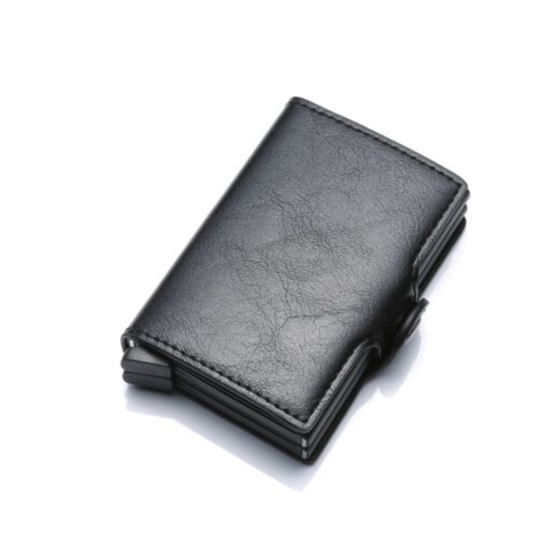 We Love Gadgets Dual Credit Card Pop Up Wallet  Black