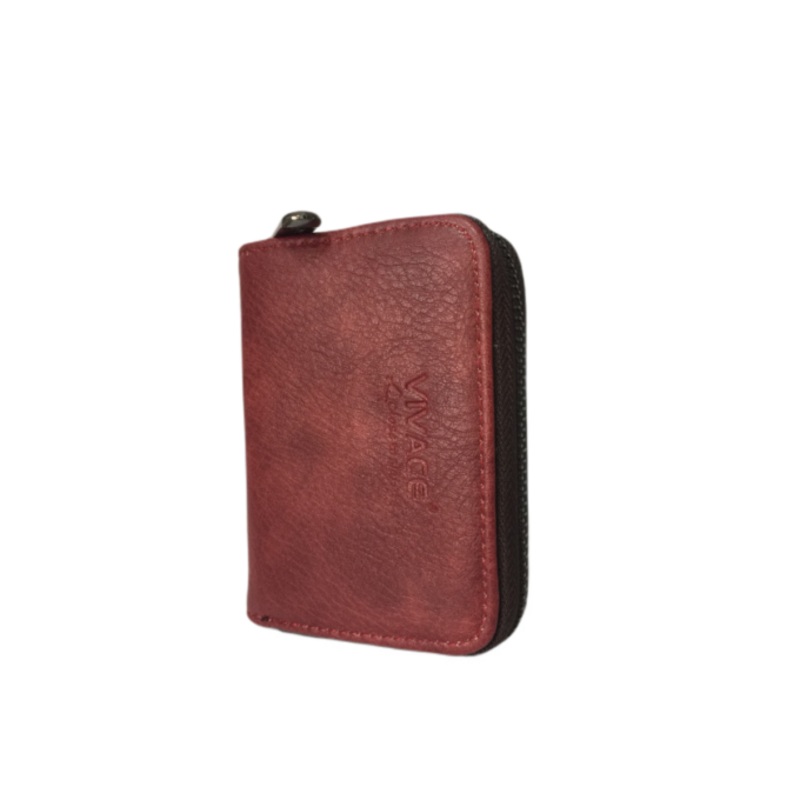 Vivace  Card Wallet For Women  Dark Red
