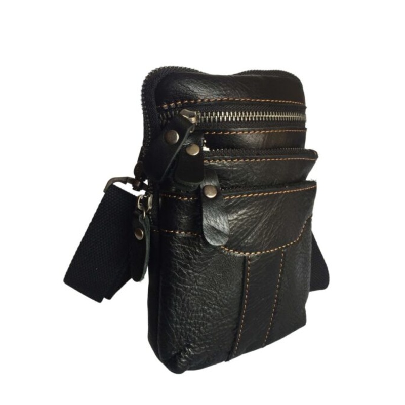 Vivace  Genuine Leather Sling  Black