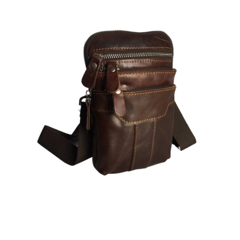 Vivace  Genuine Leather Sling  Coffee