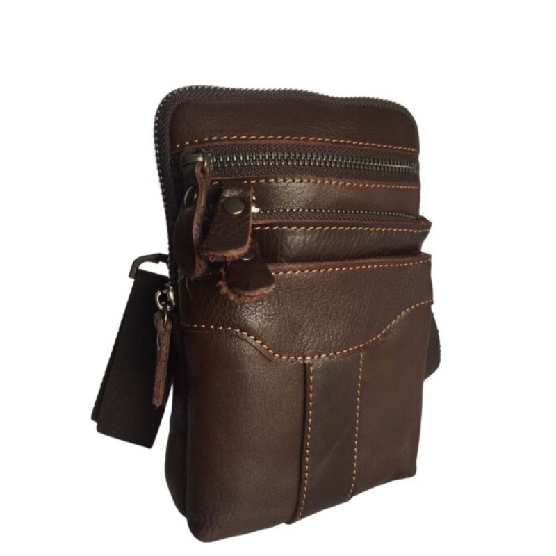 Vivace  Genuine Leather Sling  Red Coffee