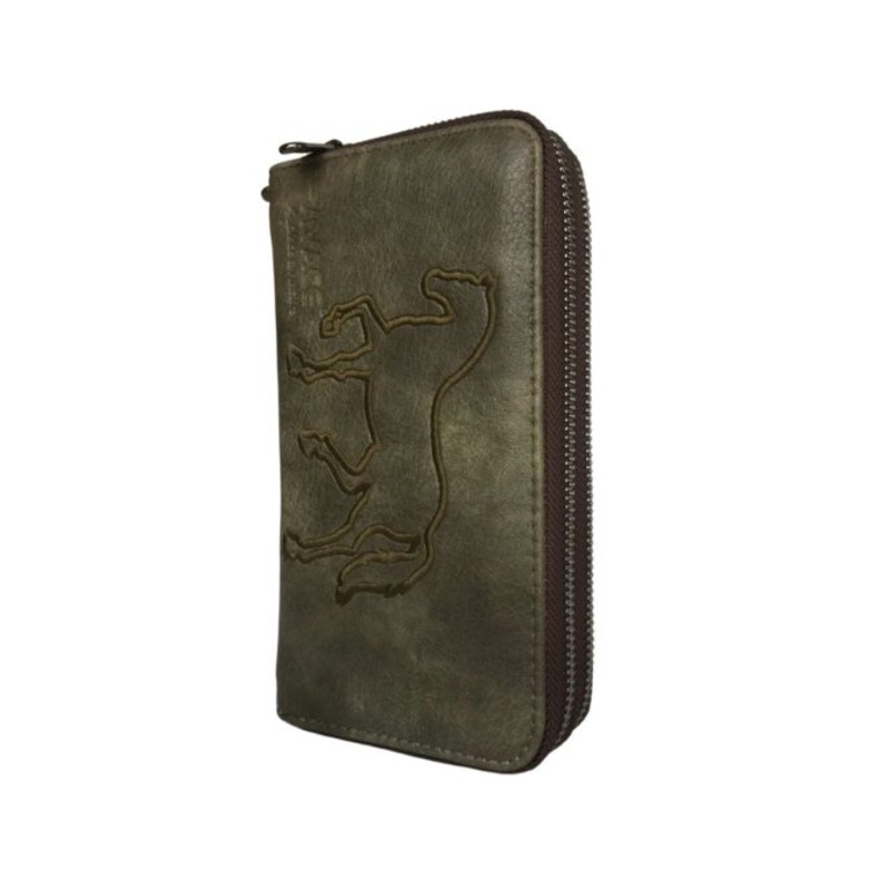 Vivace  Horse Wallet  Charcoal Green
