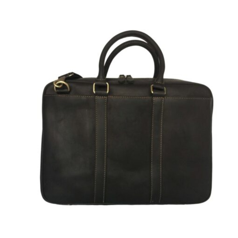 Vivace  Leather Laptop Bag 10L  Black
