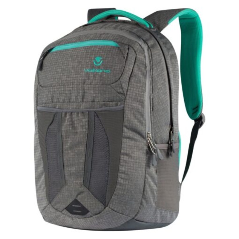 Volkano  Crush Series Backpack  Grey/Aqua
