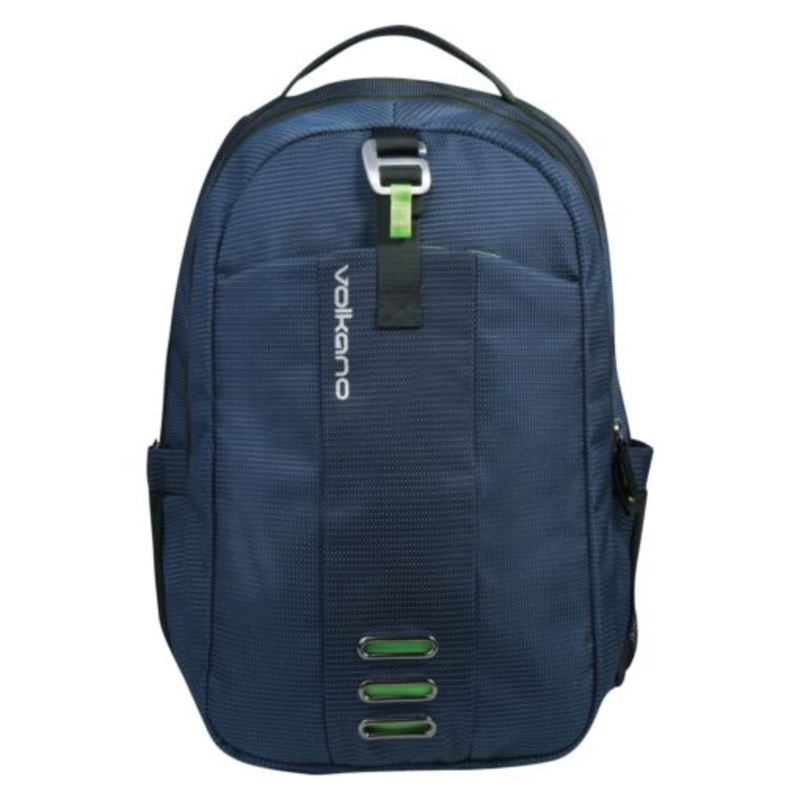 Volkano Latitude Series Laptop Backpack  Navy/Lime