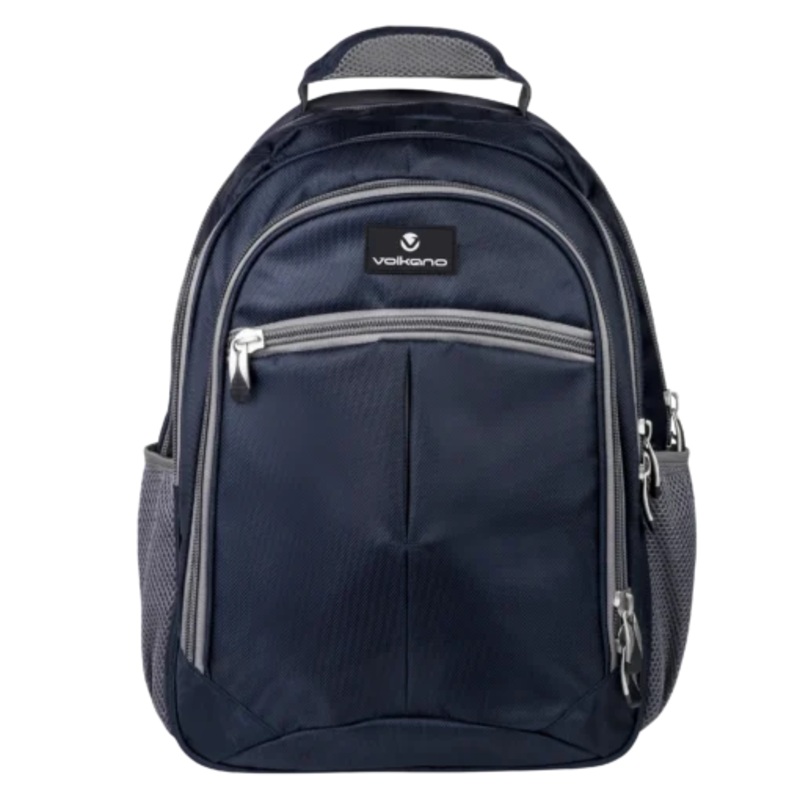 Volkano Orthopaedic Backpack Navy Grey