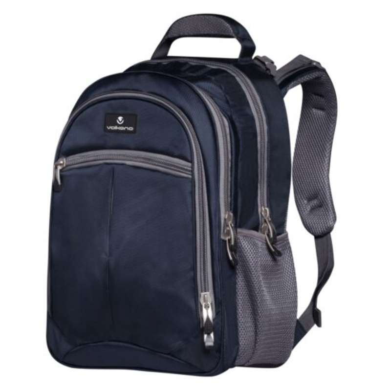 Volkano Orthopaedic Series 27 L Backpack  Navy/Grey