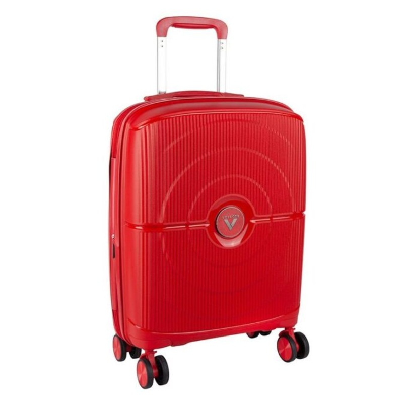 Voyager Aeon Carry On Trolley Case  Crimson Red