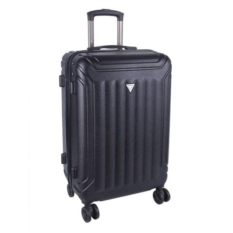 Voyager Duro Large 4 Wheel Trolley Case  Black