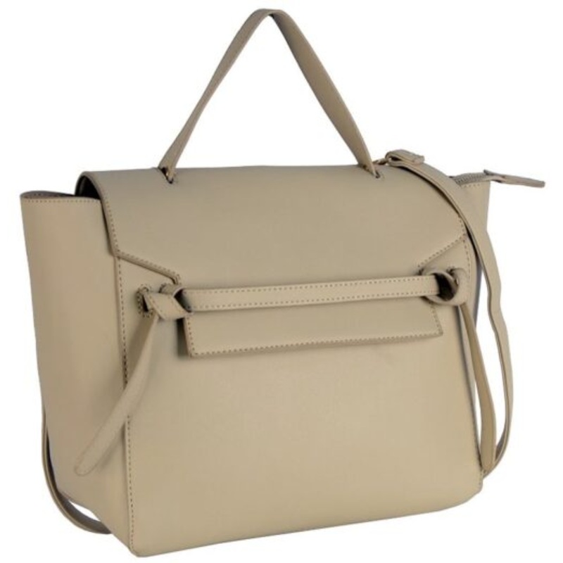 Victoria Caye Handbag With Flap  Beige