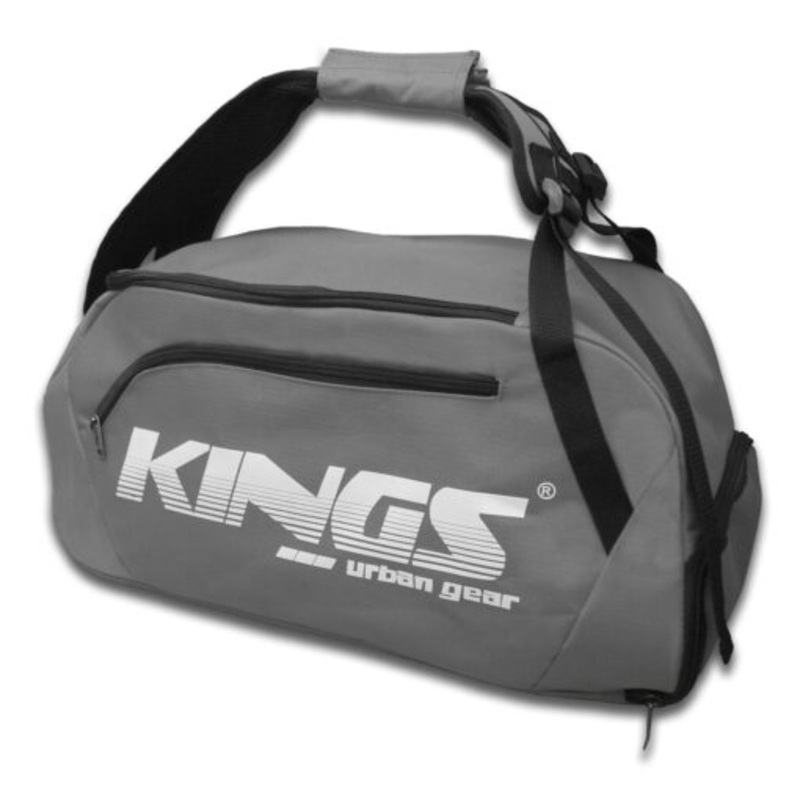 2-in-1 Small Sized Sports Backpack  Grey