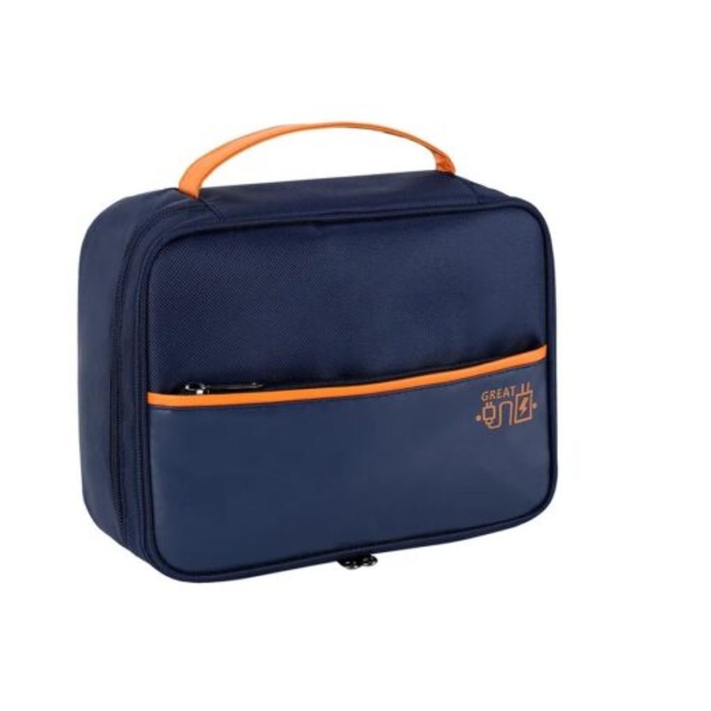 2-Layer Travel Organizer  Electronics  Accessories  Cables Chargers Bag  Navyblue