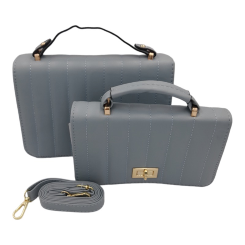 2-Piece Sling Bag Crossbody Handbags for Women Everyday Shoulder Bags  Sky Blue