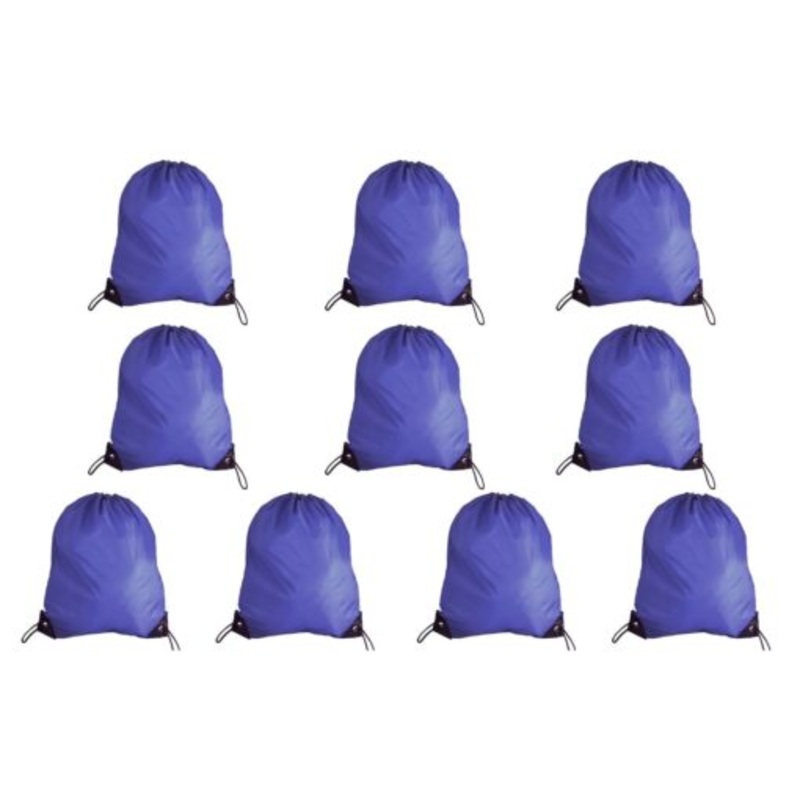 210D Poly String Bag  10-Pack  Transparent