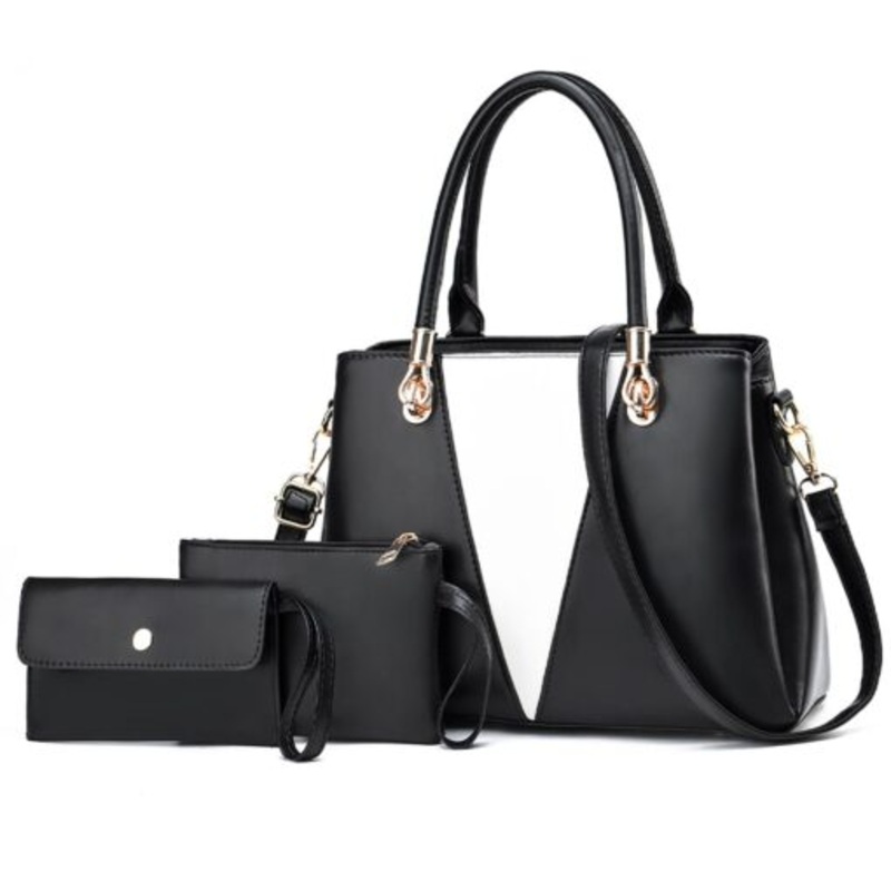 3 In 1 Shoulder Bag Crossbody Bag WomenS Large Capacity Pu Leather Bag