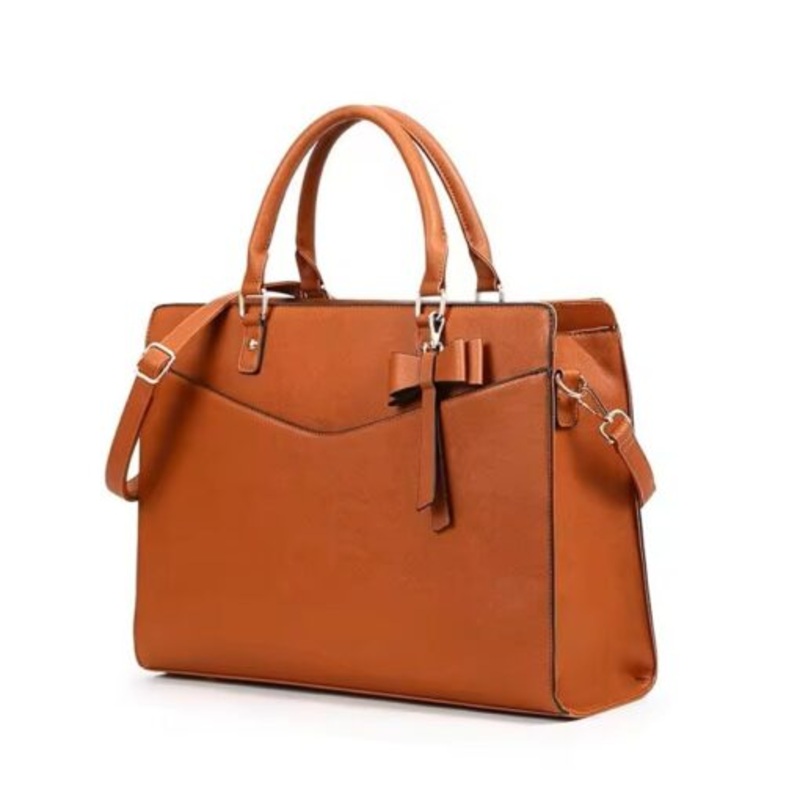 15.6 Razee Waterproof Laptop & Women Tote Bag  Brown