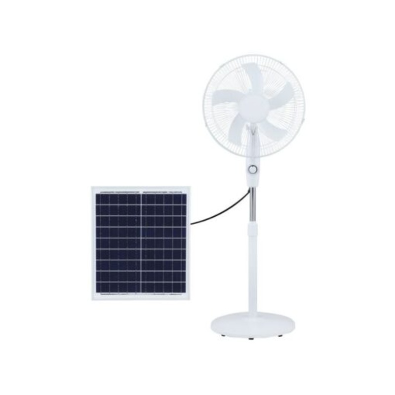 16 Rechargeable AC/DC Solar Stand Fan FS-798