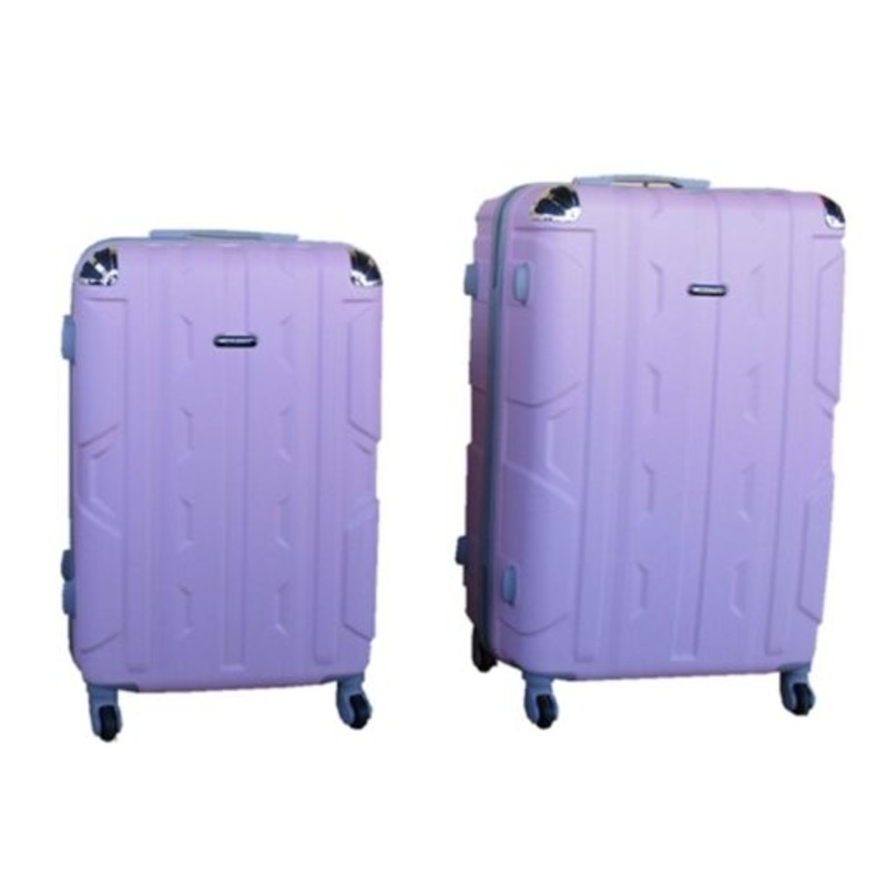 2 Piece Luggage Set  26 22  Light Pink