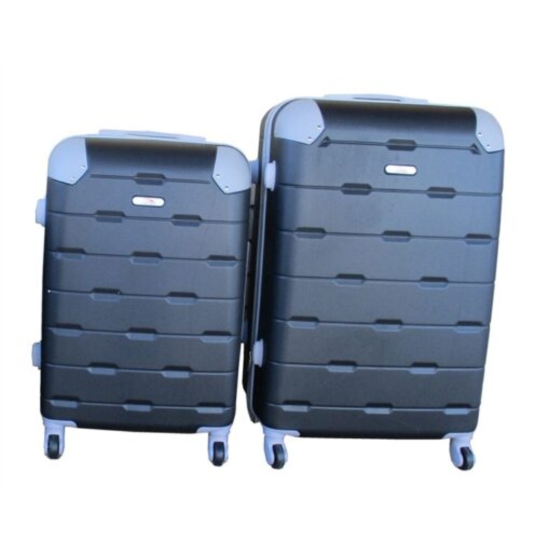 2 Piece Luggage Set  Black