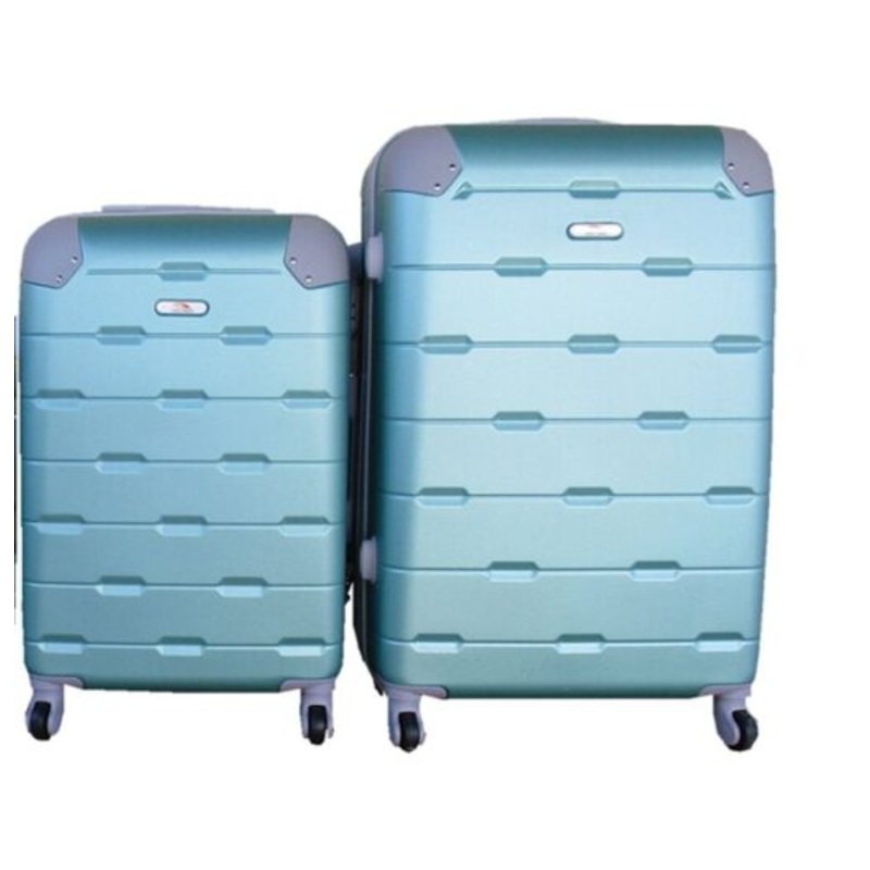 2 Piece Luggage Set  Light Blue