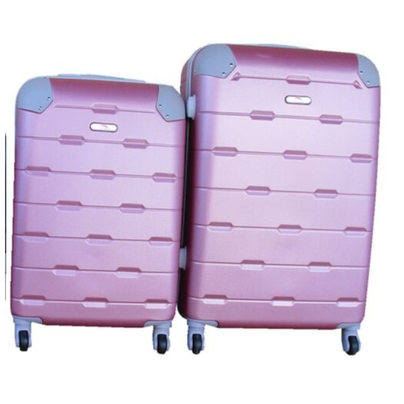 2 Piece Luggage Set  Pink