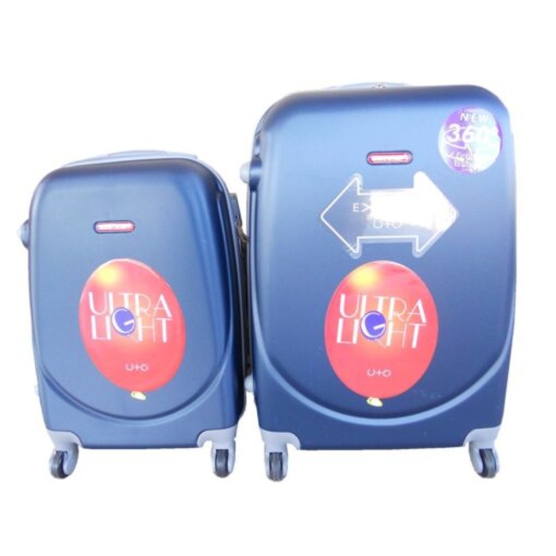 2 Piece Premium Luggage Set  Navy