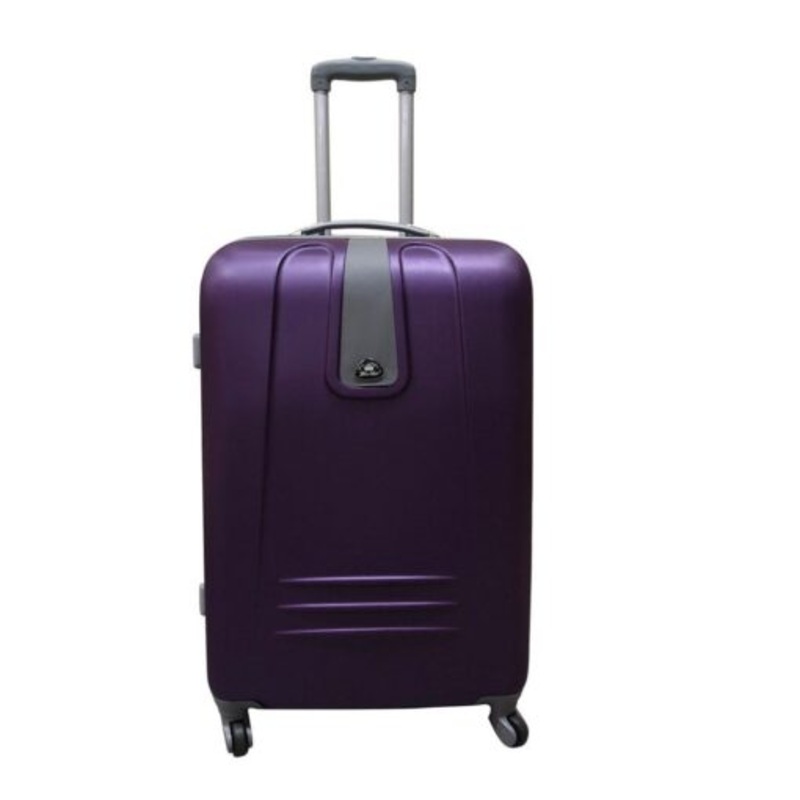 1 Piece Sleek Luggage 23  Purple