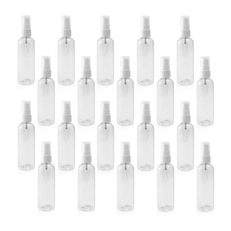 100ml Clear Bottles with Mist Spray  Set of 20