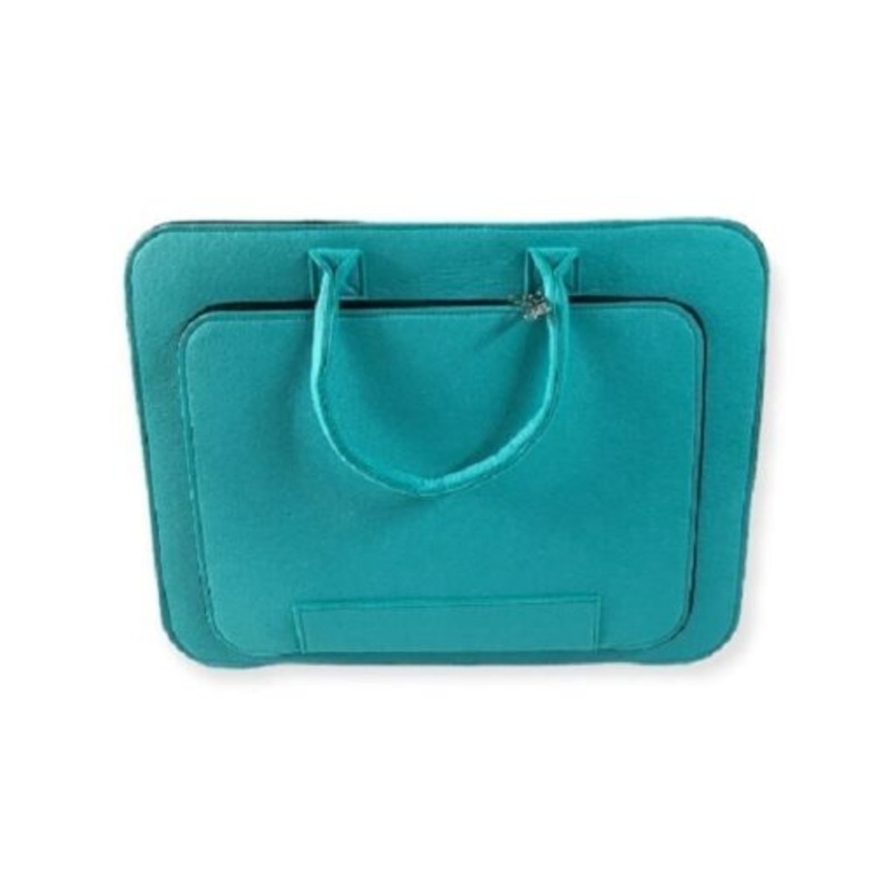 11.6 Inch Felt Laptop Sleeve Cover Notebook Computer Case  Green