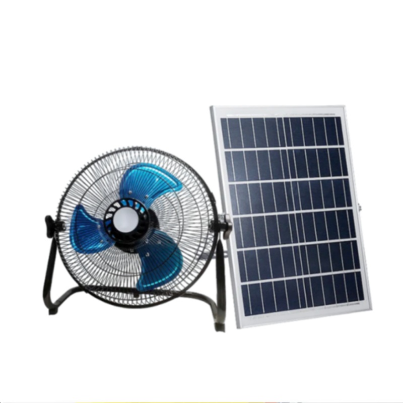 12 Rechargeable Solar Fan 10W Solar Panel 12W 9V 3 Speed Oscillatiing Fan
