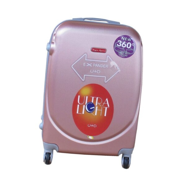 1 Piece Lightweight Luggage 27  Rose Gold