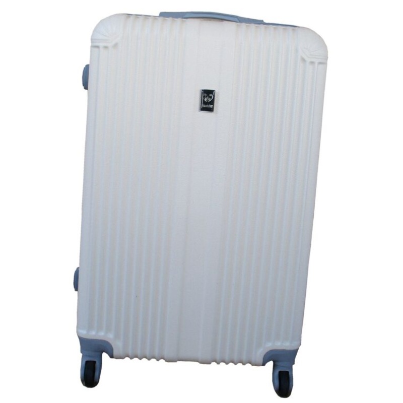 1 Piece Mooistar 27 inch Travel Luggage Suitcase Bag  Cream White
