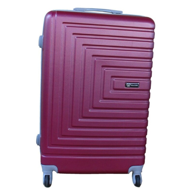 1 Piece Mooistar 28 inch Travel Luggage Suitcase Bag  Maroon