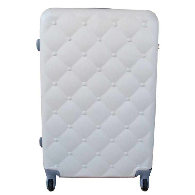 1 Piece Mooistar 29 inch Travel Luggage Suitcase Bag  Cream White